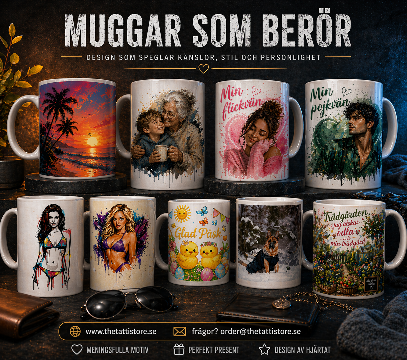 Färdiga muggar